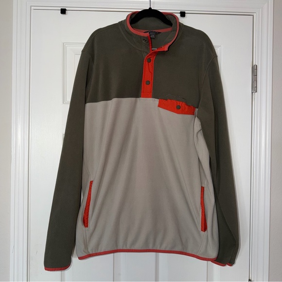 Eddie Bauer Chutes Fleece Snap Mock Pullover - Picture 2 of 4